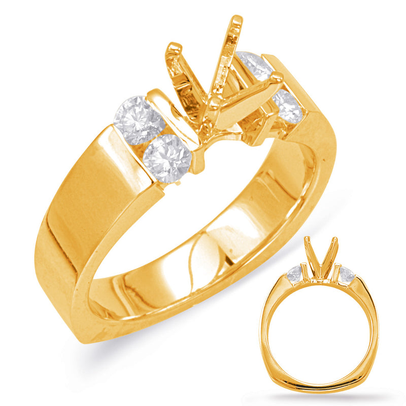 Yellow Gold Engagement Ring - EN7807YG