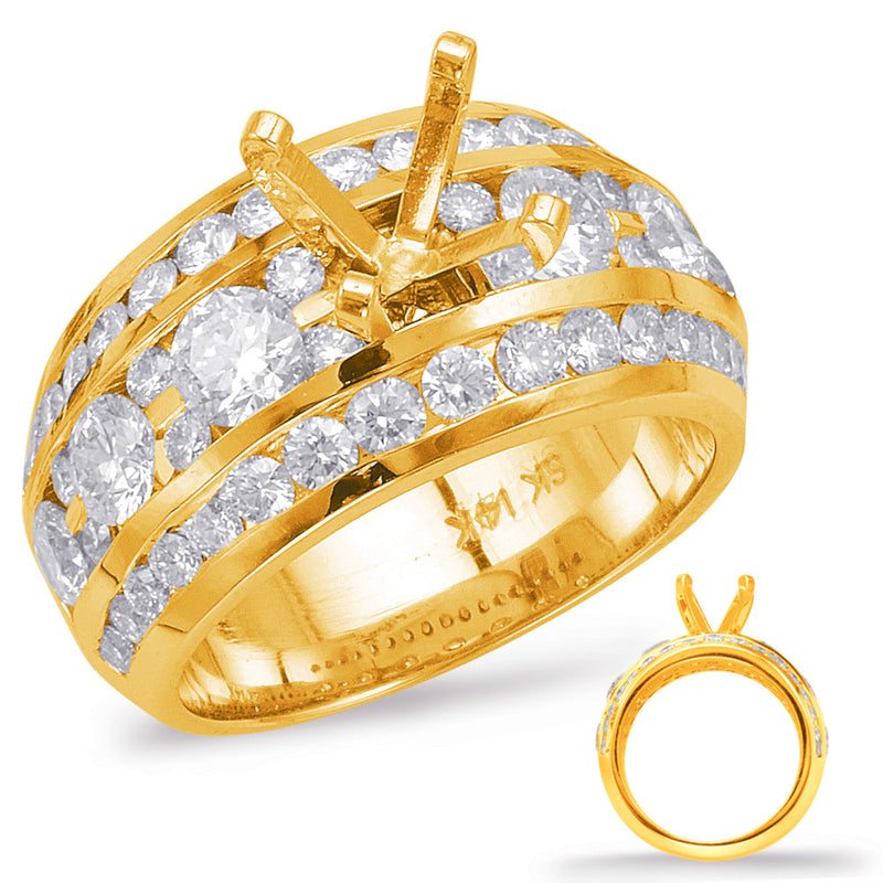 Yellow Gold Engagement Ring - EN7808YG