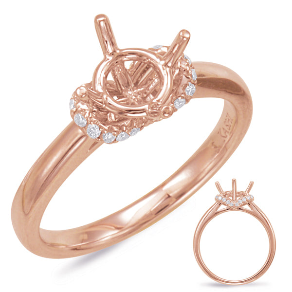 Rose Gold Engagement Ring - EN7827-1RG