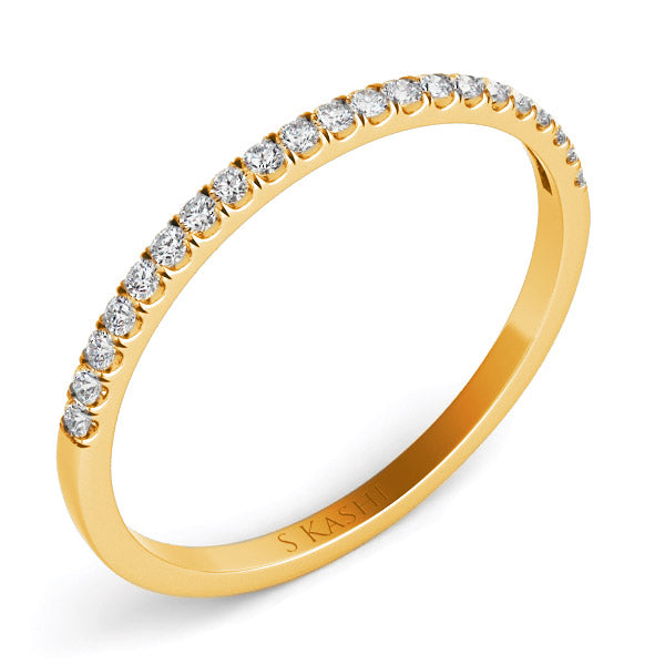 Yellow Gold Wedding Band - EN7845-BYG