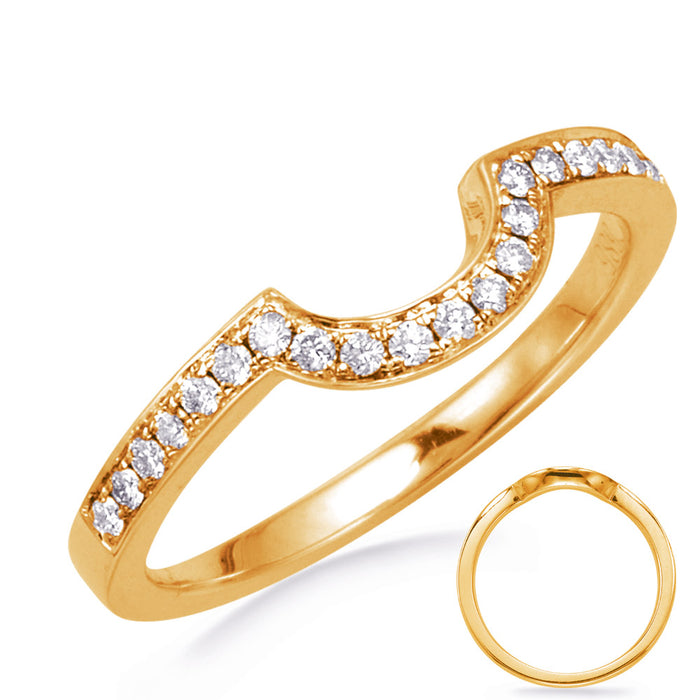 Yellow Gold Wedding Band - EN7861-BYG