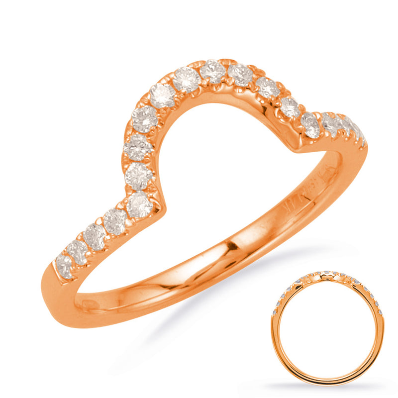 Rose Gold Matching Band - EN7873-B8X6MRG