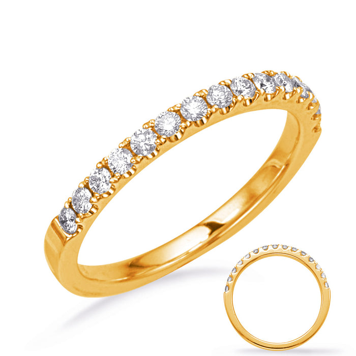 Yellow Gold Wedding Band - EN7874-B10YG