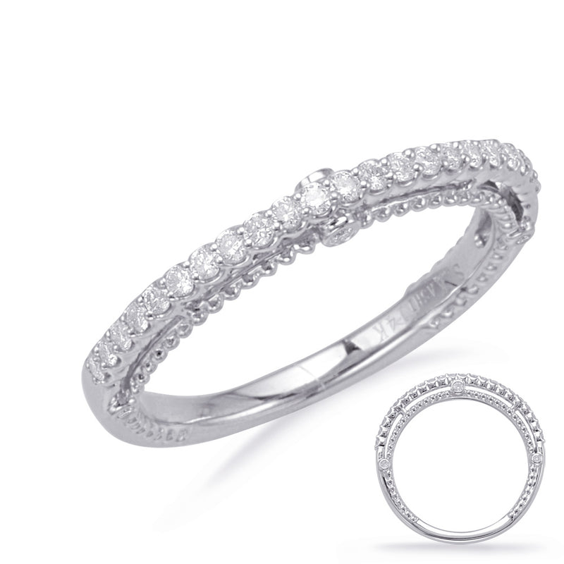 White Gold Matching Band - EN7875-B75WG