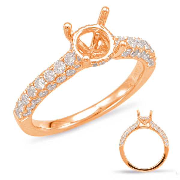 Rose Gold Engagement Ring - EN7876-1RG