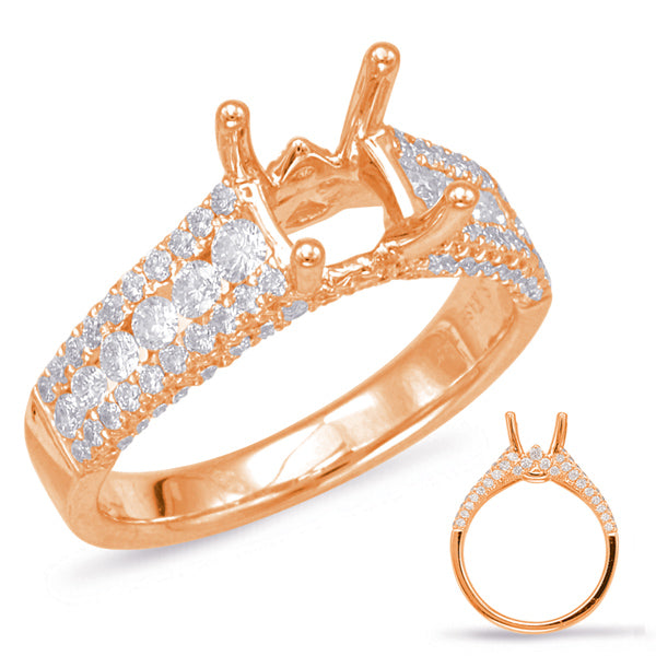 Rose Gold Engagement Ring - EN7880-15RG