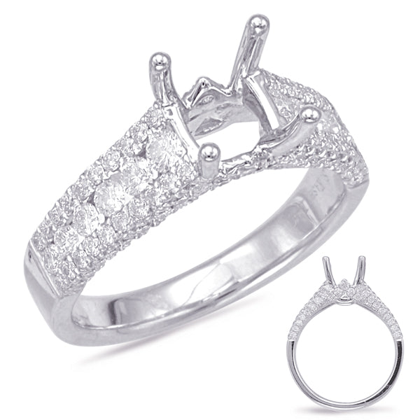 White Gold Engagement Ring - EN7880-15WG