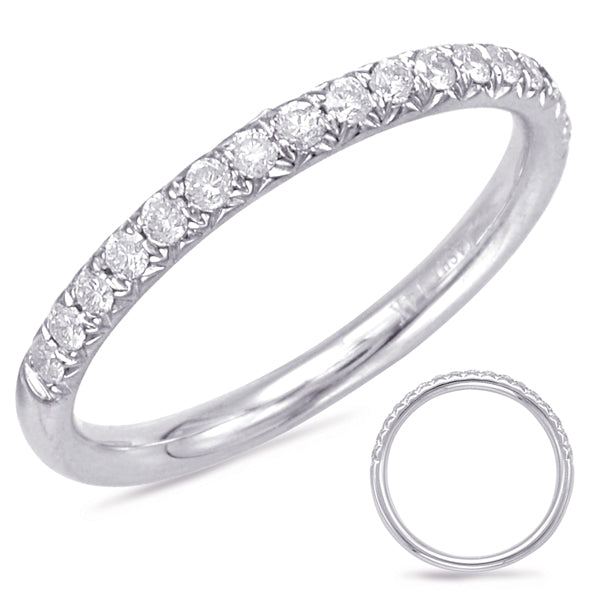 White Gold Matching Band - EN7883-BWG