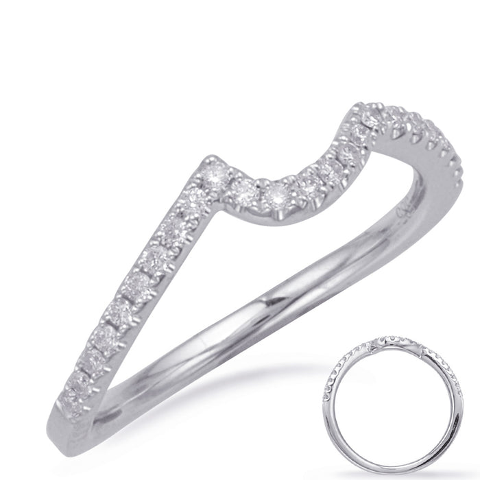 White Gold Wedding Band - EN7909-B10WG