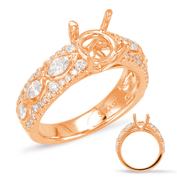 Rose Gold Engagement Ring - EN7911-1RG