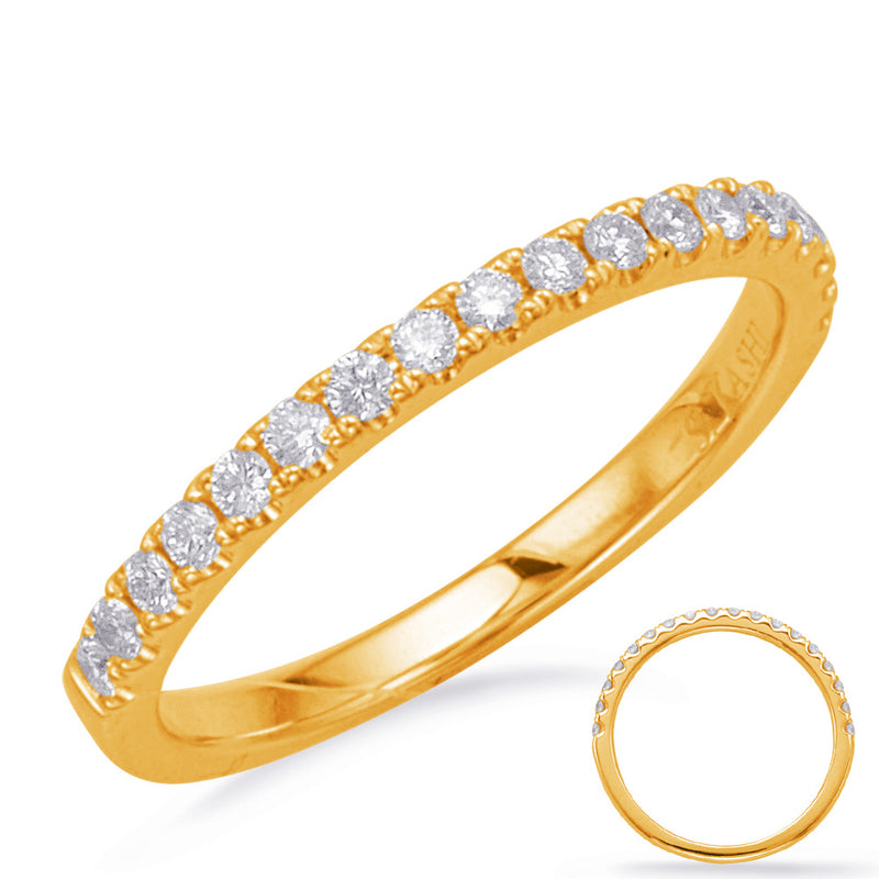 Yellow Gold Wedding Band - EN7916-BYG