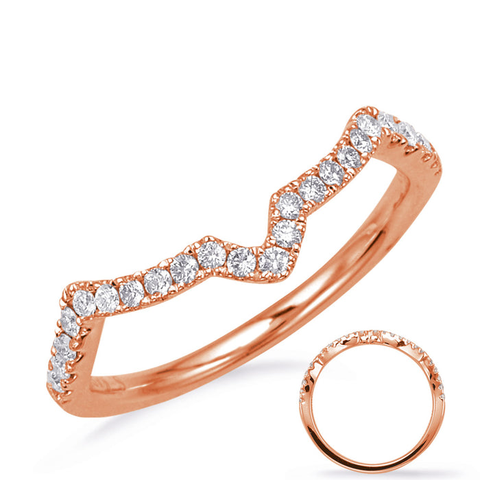 Rose Gold Wedding Band - EN7917-B10X5MRG