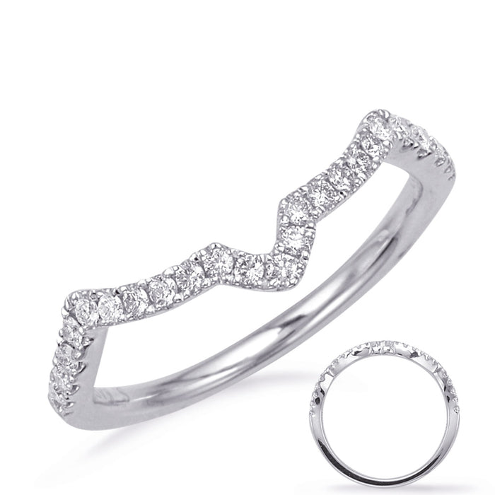 White Gold Wedding Band - EN7917-B10X5MWG