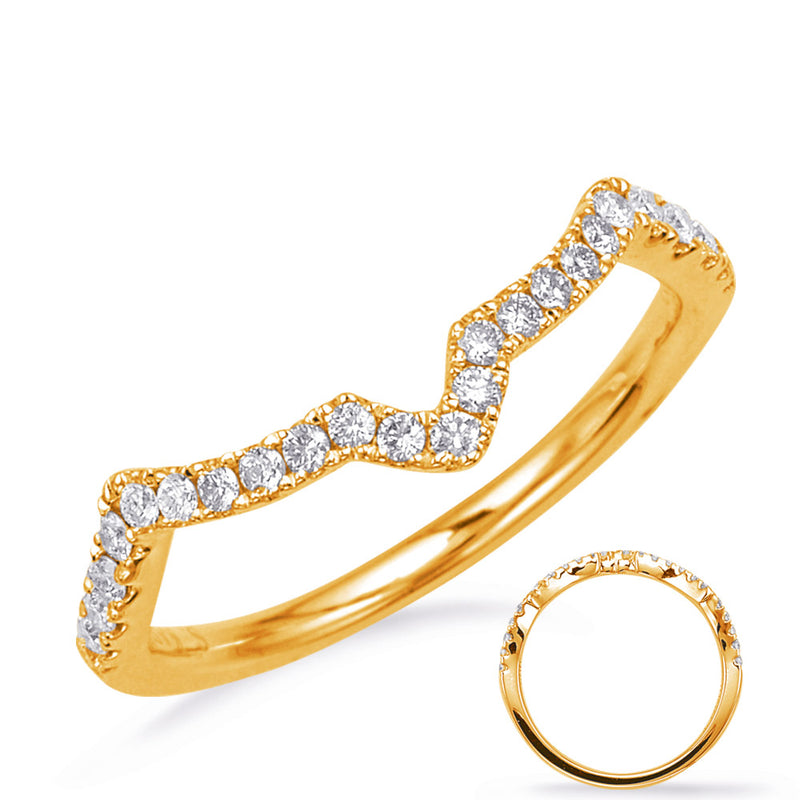 Yellow Gold Wedding Band - EN7917-B10X5MYG