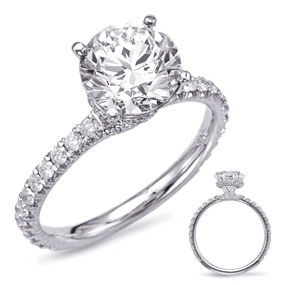 Platinum Engagement Ring - EN7918-2PL