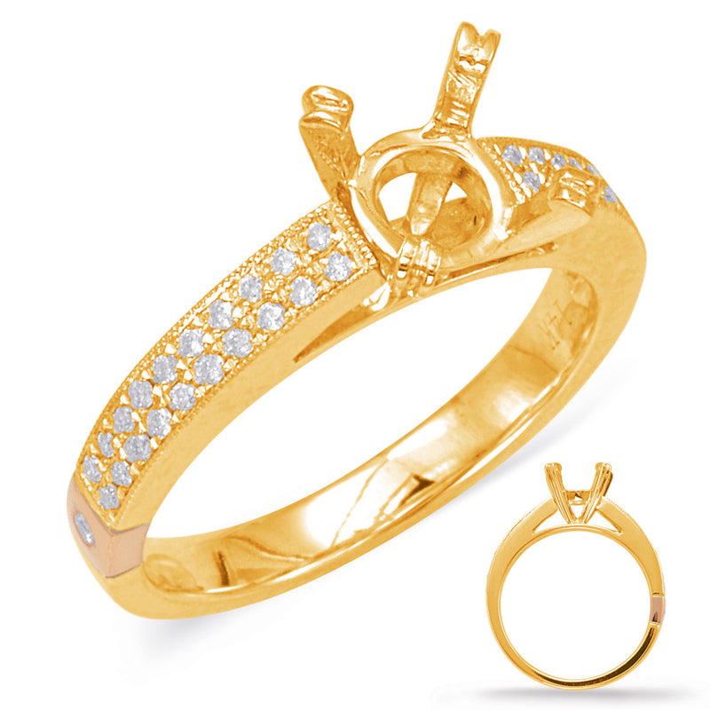 Yellow Gold Engagement Ring - EN7921-1YG