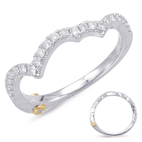 White Gold Matching Band - EN7924-BWG