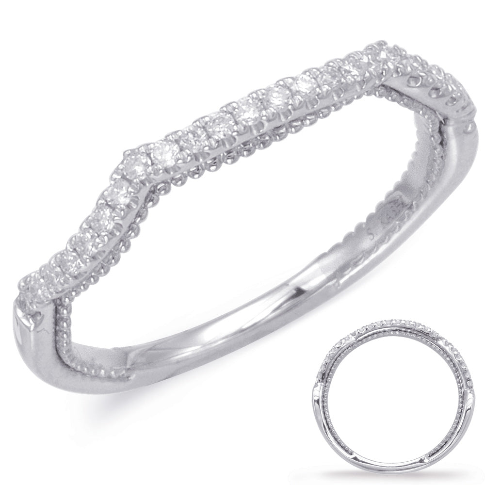 White Gold Matching Band - EN7928-BWG