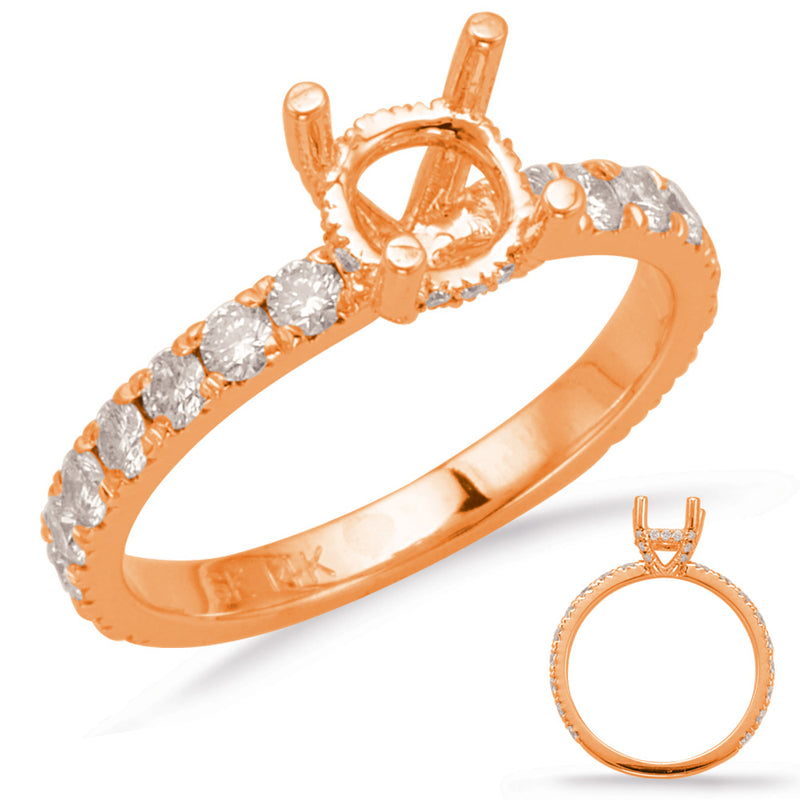 Rose Gold Engagement Ring - EN7932-1RG