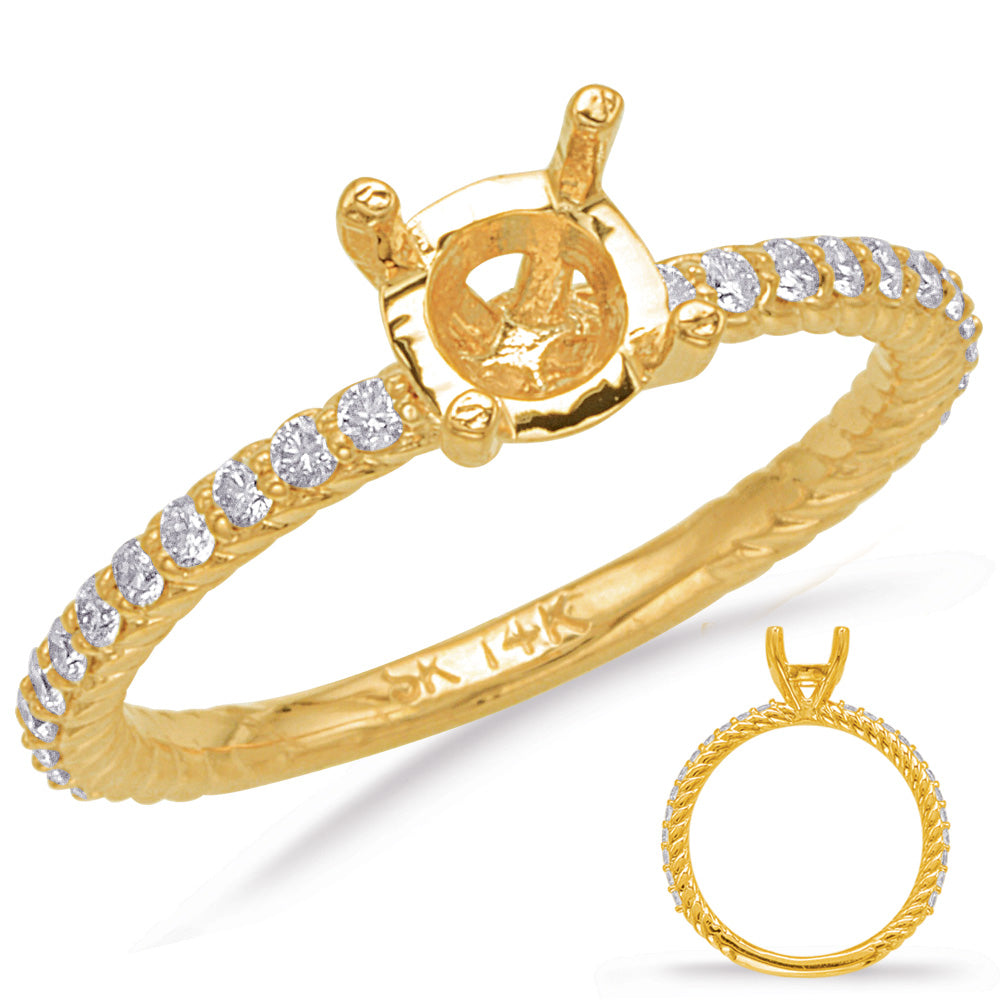 Yellow Gold Engagement Ring - EN7933-1YG