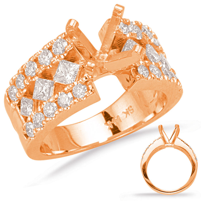 Rose Gold Engagement Ring - EN7935RG