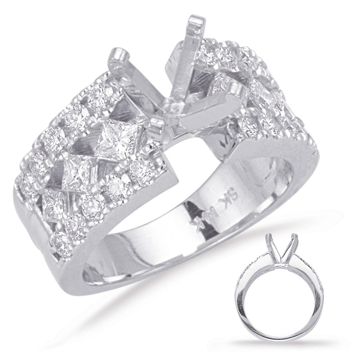 White Gold Engagement Ring - EN7935WG