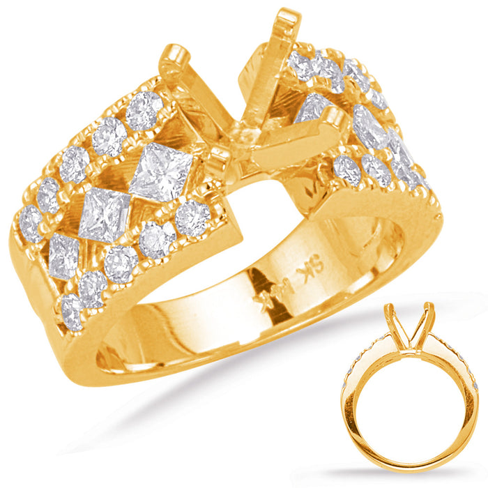 Yellow Gold Engagement Ring - EN7935YG