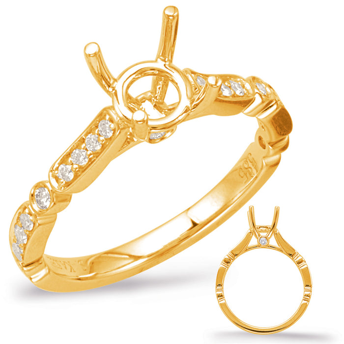 Yellow Gold Engagement Ring - EN7942-1YG