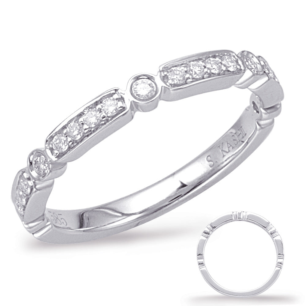 White Gold Matching Band - EN7942-BWG