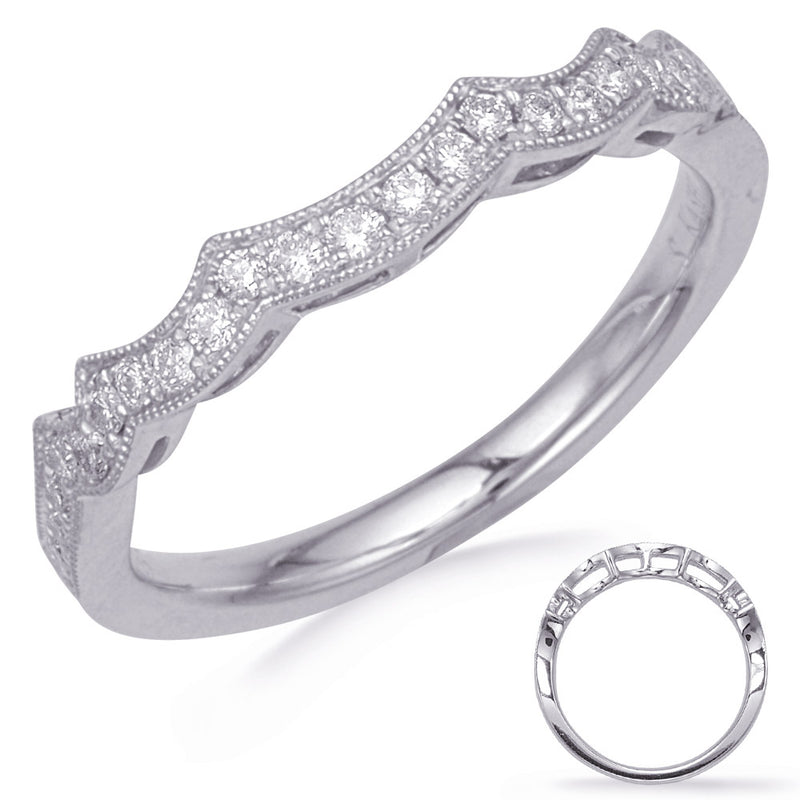 White Gold Wedding Band - EN7945-B10WG