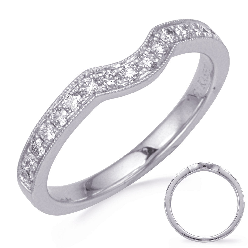 White Gold Wedding Band - EN7947-B10WG