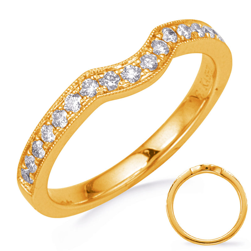 Yellow Gold Wedding Band - EN7947-B10YG