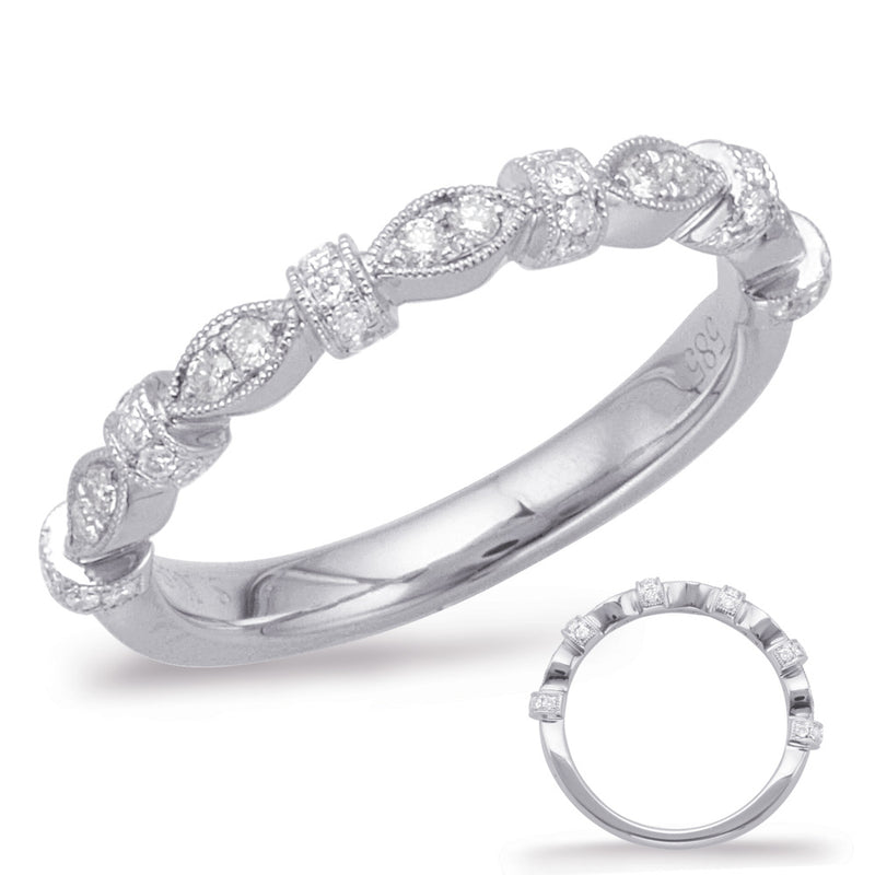 White Gold Matching Band - EN7951-B33WG