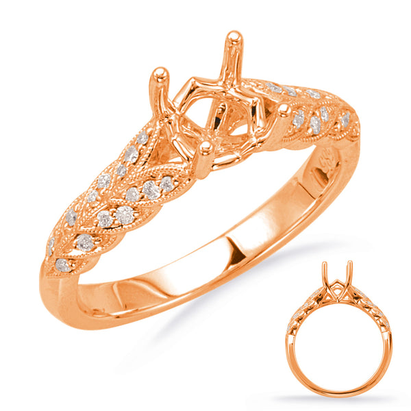 Rose Gold Engagement Ring - EN7957-50RG
