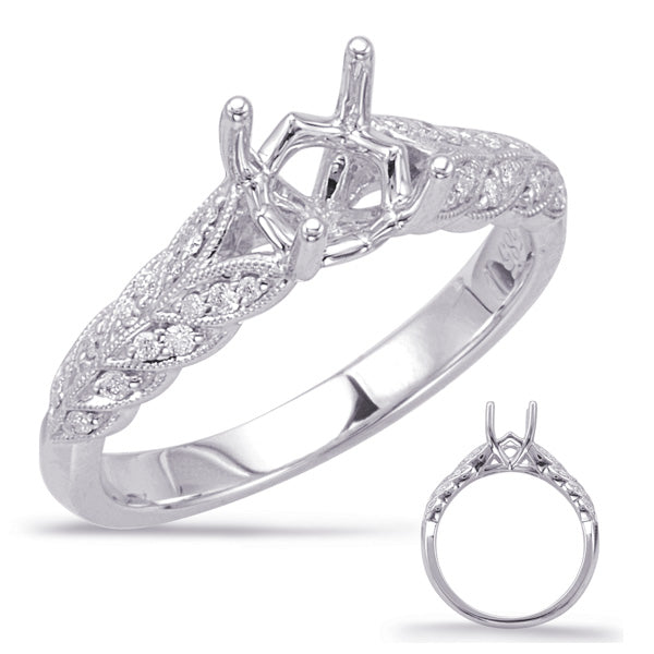 White Gold Engagement Ring - EN7957-50WG