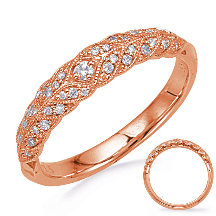 Rose Gold Wedding Band - EN7957-B75RG