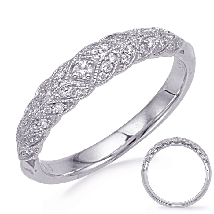 White Gold Wedding Band - EN7957-B75WG