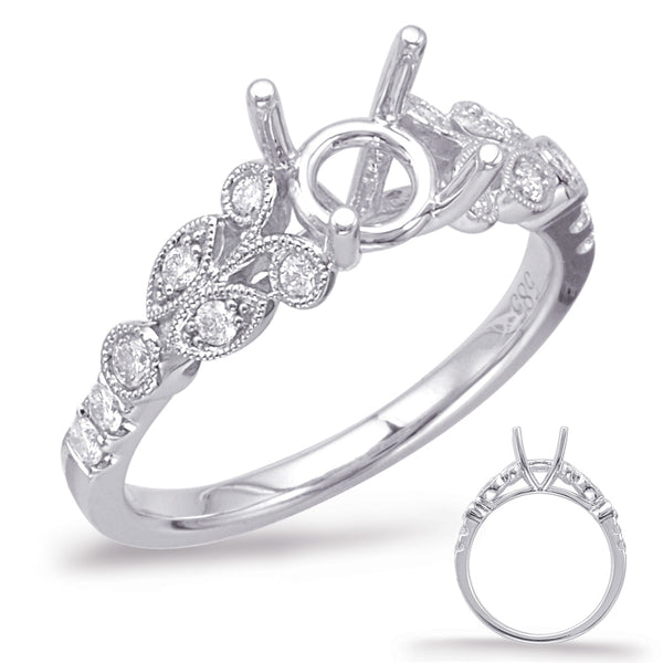 White Gold Engagement Ring - EN7959-33WG