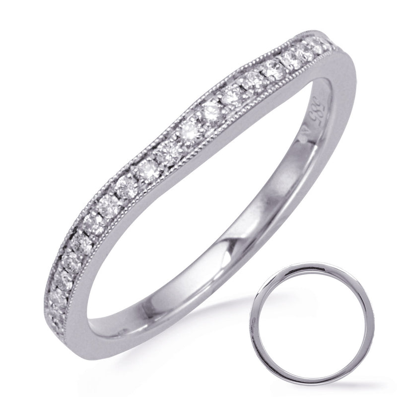 White Gold Wedding Band - EN7960-B75WG