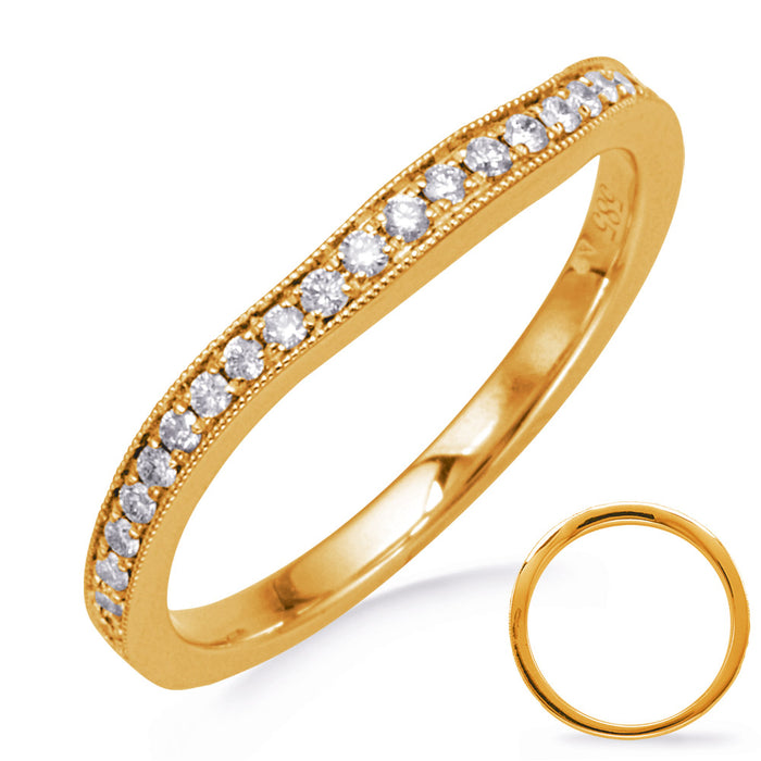 Yellow Gold Wedding Band - EN7960-B75YG