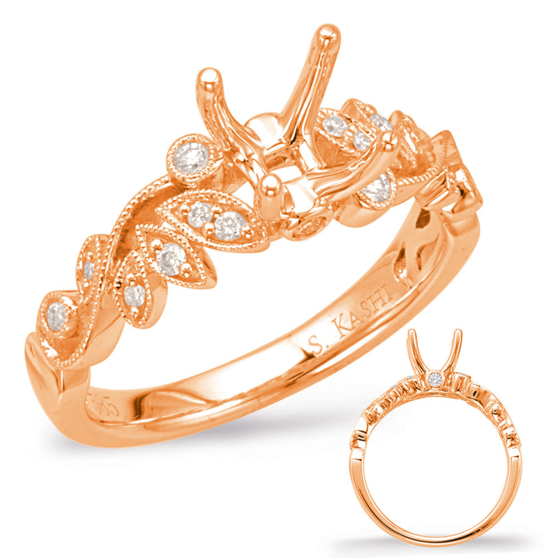 Rose Gold Engagement Ring - EN7961-50RG