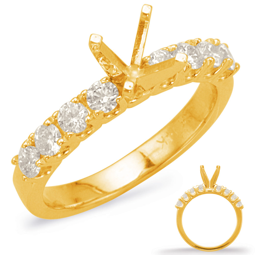 Yellow Gold Engagement Ring - EN7963YG