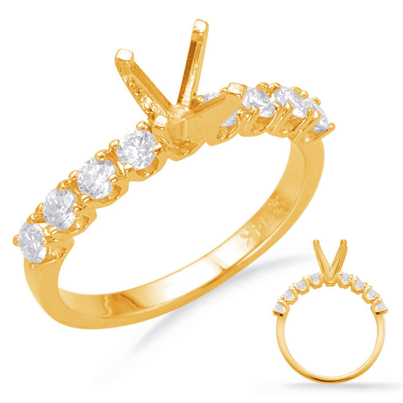 Yellow Gold Engagement Ring - EN7964YG