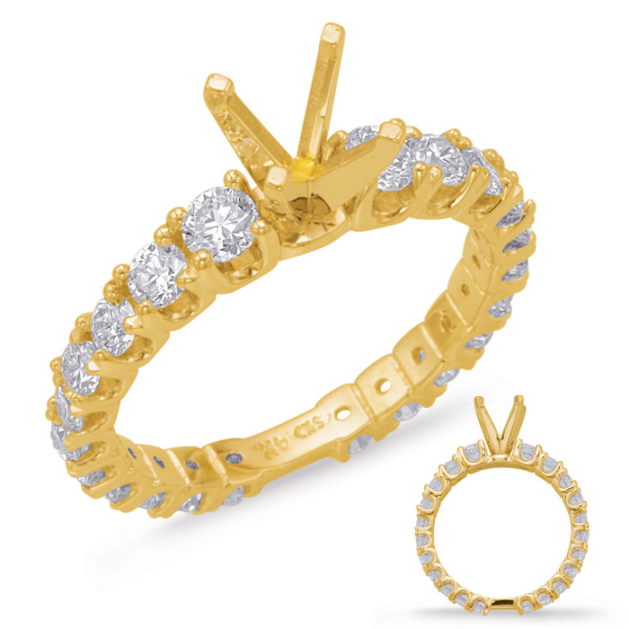 Yellow Gold Engagement Ring - EN7965YG