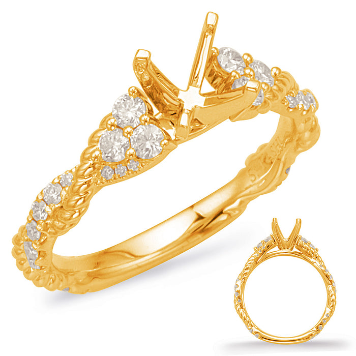 Yellow Gold Engagement Ring - EN7969-1YG