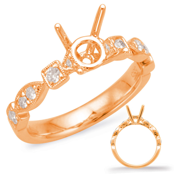 Rose Gold Engagement Ring - EN7970-75RG