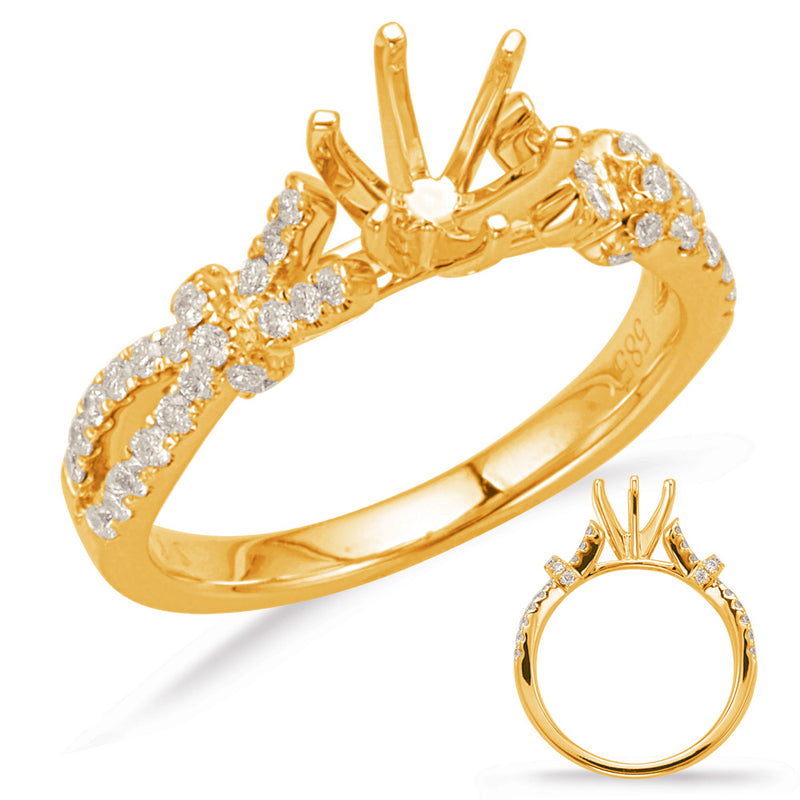 Yellow Gold Engagement Ring - EN7978-1YG