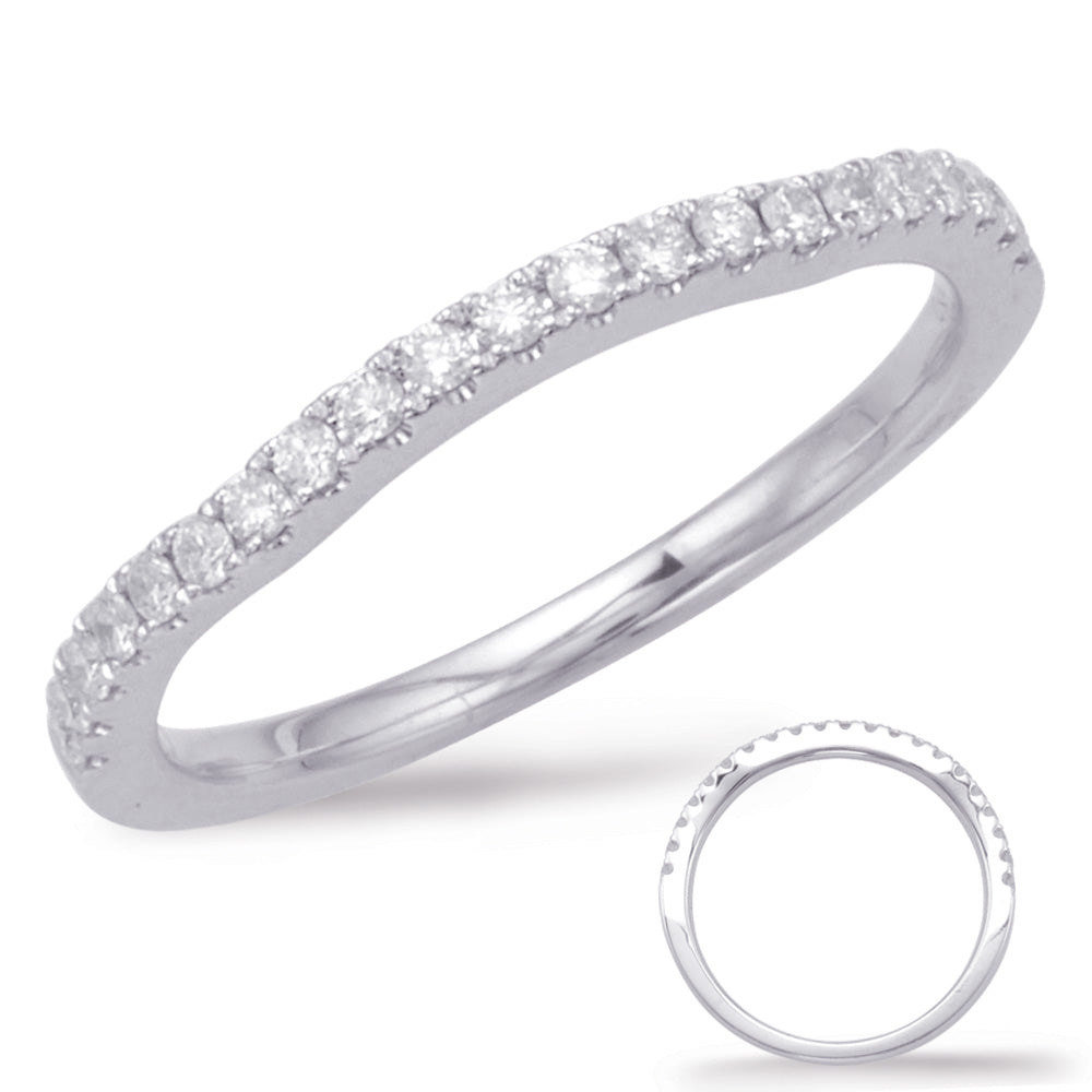 White Gold Matching Band - EN7978-BWG