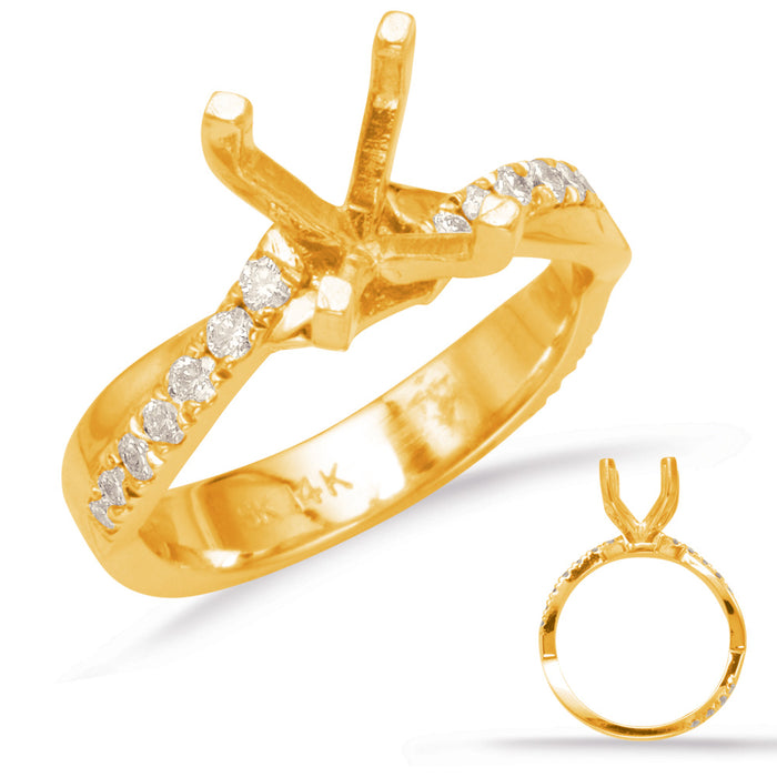 Yellow Gold Engagement Ring - EN7983YG