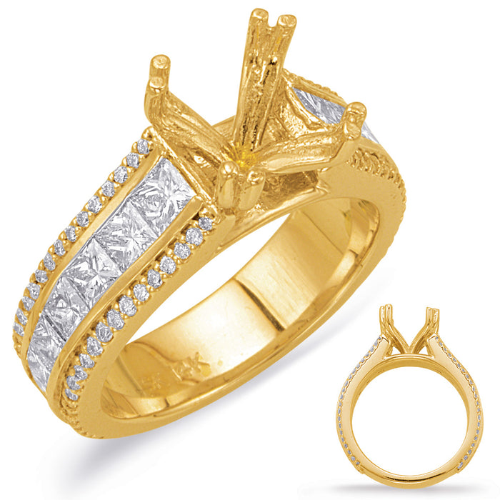 Yellow Gold Engagement Ring - EN7984YG